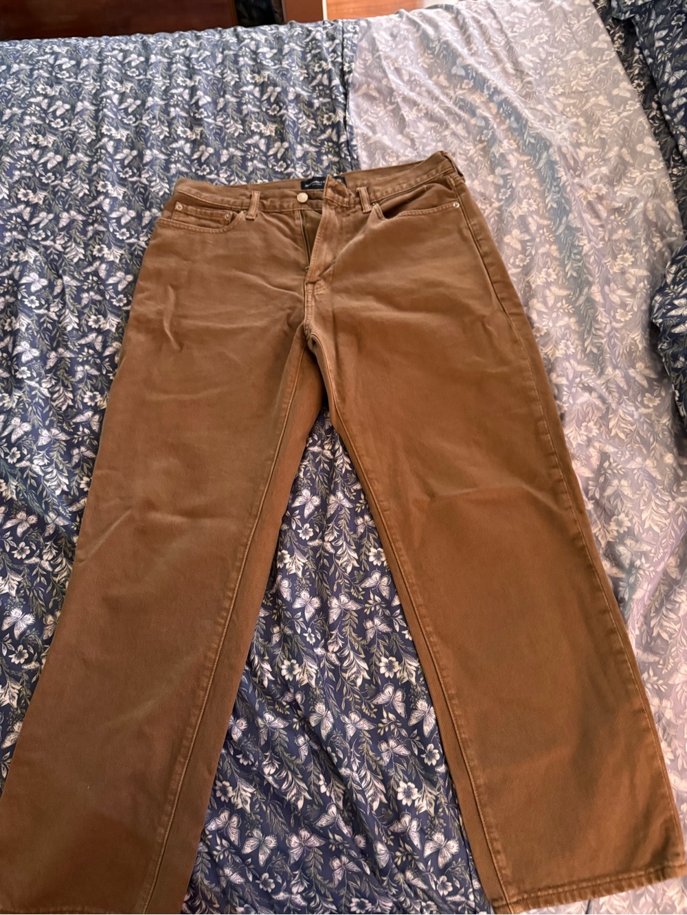 Abercrombie & Fitch Brown 90s loose jeans